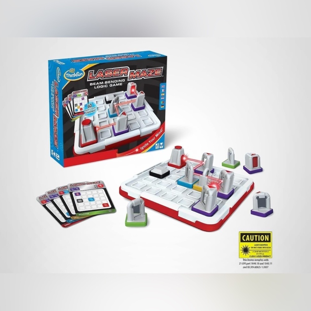 Think Fun Laser Maze (Class 1) Brain Game and STEM Toy for Boys and Girls